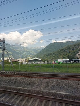 Non la miglior vista dal treno