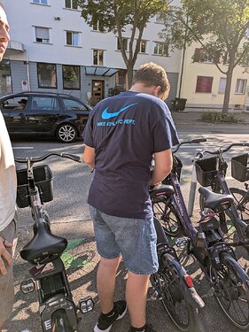 ITA-M, ITA-D e ITA-R attivando le bici